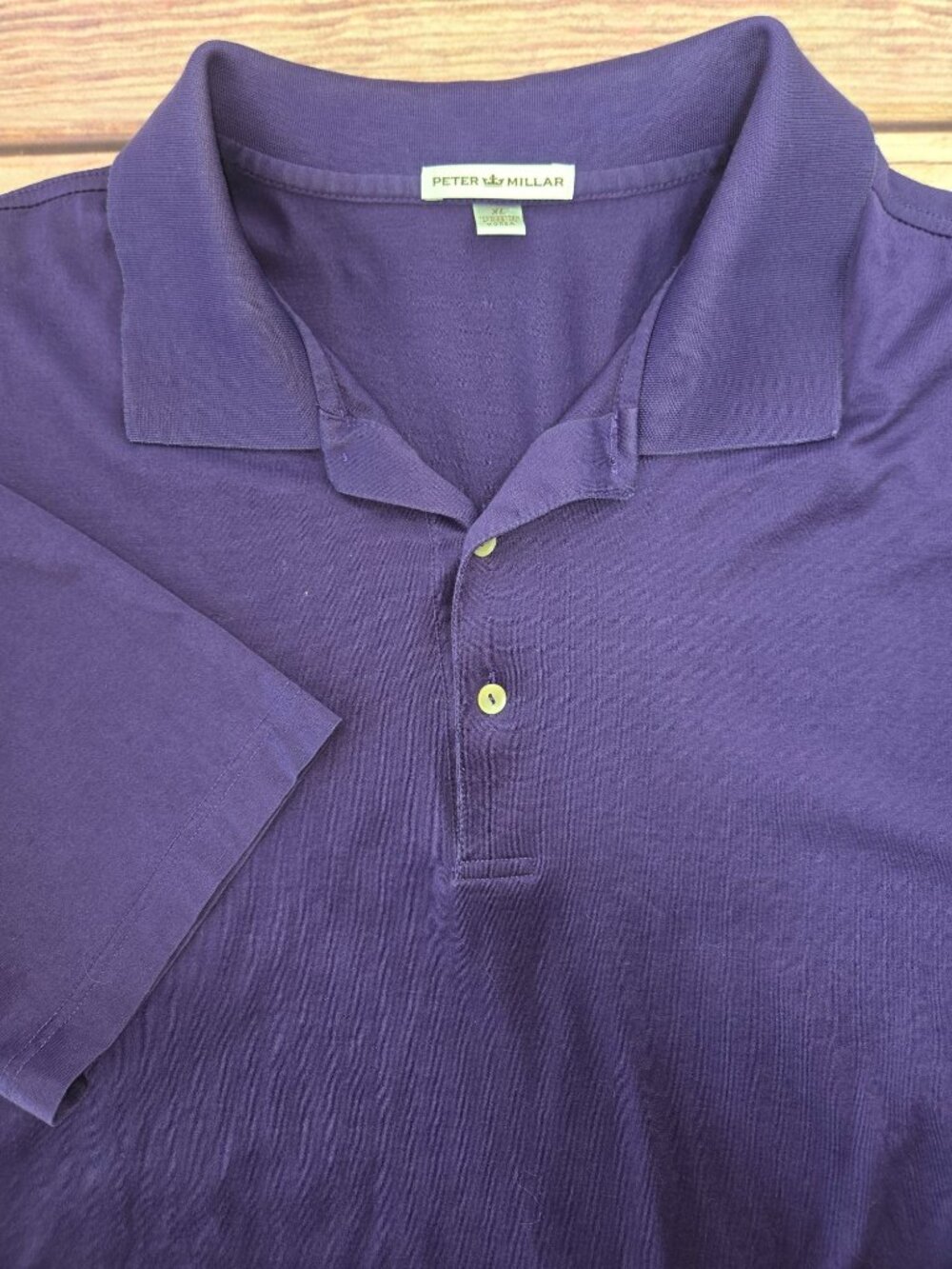 Peter Millar Mens Purple Polo Shirt XL Classic Fit